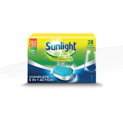 Sunlight Dish Washing Tablet 28s