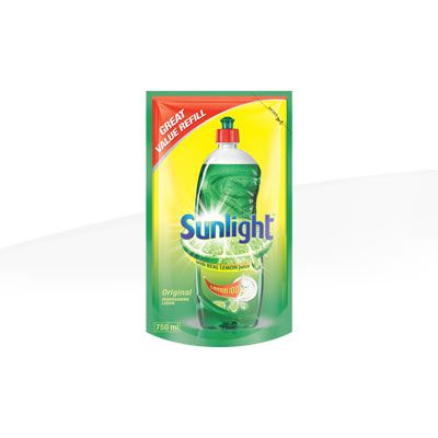 Sunlight Dishwashing Liquid Refill 750ml